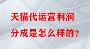 天貓代運(yùn)營(yíng)利潤(rùn)分成是怎么樣的